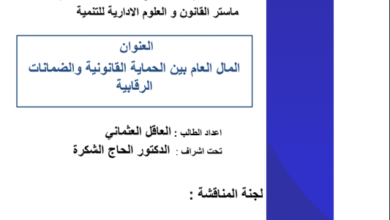 المال العام بالمغرب بين الحماية القانونية والضمانات الرقابية