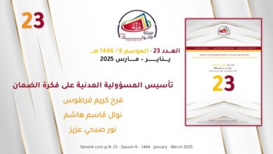 تأسيس المسؤولية المدنية على فكرة الضمان - فرح كريم فرطوس - نوال قاسم هاشم