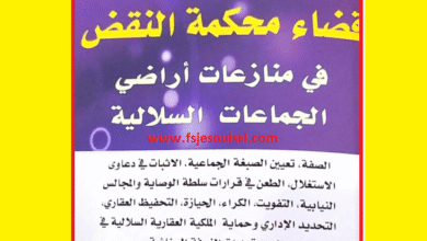 كتاب قضاء محكمة النقض في منازعات أراضي الجماعات السلالية PDF 18